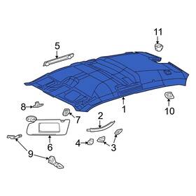 6ka88dx9ag Dodge Oe For Challenger 2017-2022 Headliner