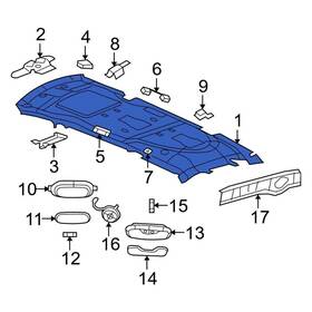 6qw22dx9ac Dodge Oe For Grand Caravan 2019 Headliner