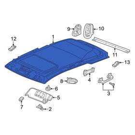 6uj29hdaab Dodge Oe For Durango 2020-2022 Headliner
