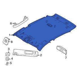 7qh59u3waa Dodge Oe For Hornet 2023-2025 Headliner