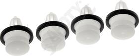 963-139d Dorman Door Trim Panel Retainer With Sealer - Triple Head Fits 9 Mm Hol