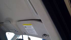 268-01234r Ford Passenger Sun Visor Illuminated Without Sunroof Fits 13-14 Fusion 10302376