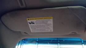 268-01305l Ford Driver Sun Visor Illuminated Without Garage Door Opener Fits 10-12 Mkt 10315953