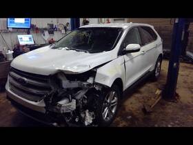 268-02314r Ford Passenger Sun Visor Illuminated Without Sunroof Fits 15-20 Edge 10250922