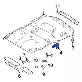7l1z-7829019-a Ford Genuine Bracket