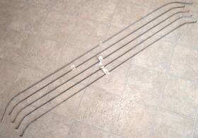 C3az-6252101-a Ford 1963 Galaxie Headliner Bows Complete Set X5 2dr/4dr Hardtop/sedan Oem