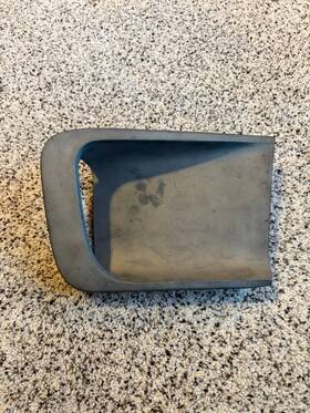 C9zb-6328032-b Ford 1969 Mustang Fastback Quarter Panel Scoop Rh Passenger Side Without Ut Grille Insert