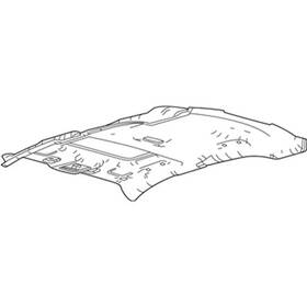 Dg1z-5451916-cf Ford Genuine Headliner