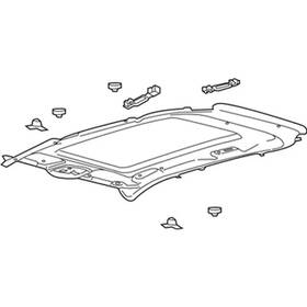 Fa1z-5851916-cv Ford Genuine Headlining Roof