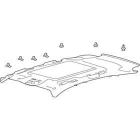 Fj5z-7851916-aa Ford Genuine Headliner