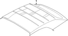 Fr3z-7651916-ac Ford Genuine Headliner