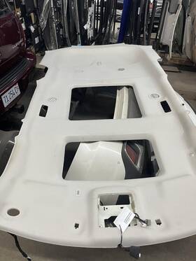 Gb5z7851944tb Ford 16 Explorer Oem Headliner With Sunroof Hole Tan Dw See Notes