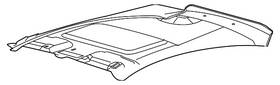 H2bz-5851916-ga Ford Genuine Headliner