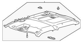 Jl3z-1651916-gc Ford Genuine Headliner