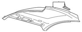 Jr3z-6351916-ca Ford Genuine Headliner