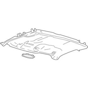 Kl3z-1551944-be Ford Genuine Headliner