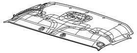 Ford Lc2z-1551940-cb Genuine Headliner