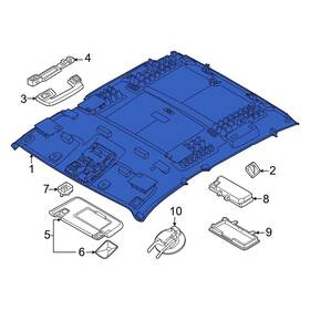 N1wz6051916bm Ford Oe Headliner
