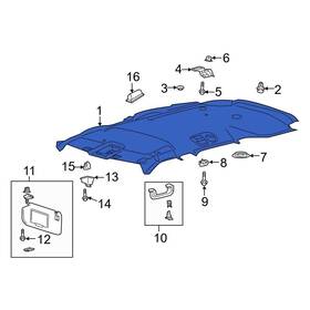 Rb5z7851916aa Ford Oe Headliner