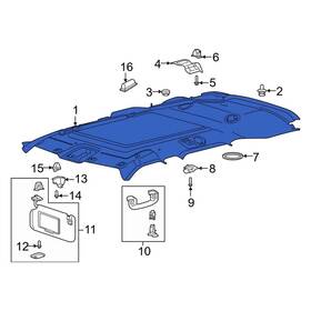 Rb5z7851916pb Ford Oe For Explorer 2025 Headliner