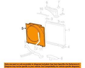 Yc3z8146ha Ford Oem 00-03 F-350 Super Duty-fan Shroud