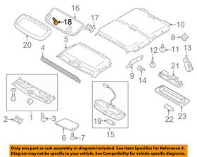 W504-241s437 Ford Oem 10-13 Transit Connect Interior-roof-dome Lamp Screw W504241s437