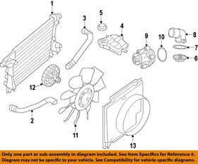 Bc3z8146k Ford Oem 11-16 F-250 Super Duty-fan Shroud