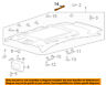 Cj5z-78519r44-a Ford Oem 13-18 Escape Roof-pull Handle Retainer Kit Cj5z78519r44a