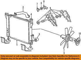 F5tz8146b Ford Oem 95-97 Explorer-fan Shroud