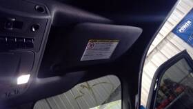 268-02411r Ford Truck Passenger Sun Visor Crew Cab With Sunroof Fits 17-22 F250sd Pickup 10296010