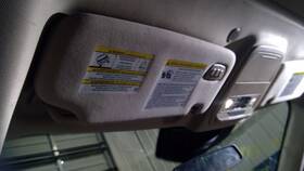 268-12628l Ford Truck Driver Sun Visor With Garage Door Opener Fits 20-23 Explorer 10303444