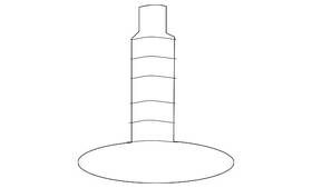 W716113-ss35b Ford Genuine Headliner Retainer