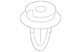 07-14-7-212-593 Genuine Bmw Headliner Retainer