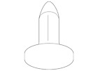 6w7z-6302354-ab Genuine Ford Headliner Clip