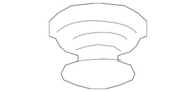 Ej7z-7850980-a Genuine Ford Headliner Retainer