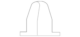 W716935-s439 Genuine Ford Headliner Retainer W716935 S439