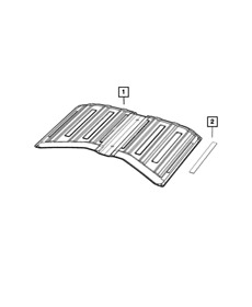 6cd56tx7af Genuine Mopar Headliner