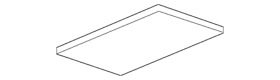 23396275 Genuine Roof Panel Center Intermediate Front Insulator