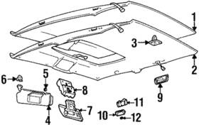 03635951 Gm Genuine Headliner Clip