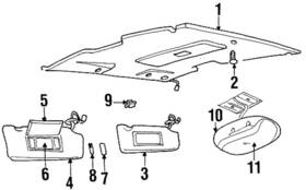 Gm 10220169 Genuine Headliner Retainer