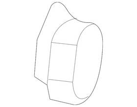 11602253 Gm Genuine Side Trim Panel Retainer