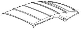 Gm 13429478 Genuine Dark Night Folding Top Headlining Trim Panel