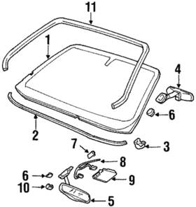 15374797 Gm Genuine Harness Assembly-w/s Hdr Wrg