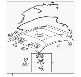 15867630 Gm Genuine Panel Assembly Hdlng Tr Gray