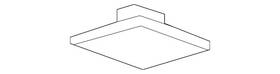 22943360 Gm Genuine Light Titanium Headliner Trim Panel Retainer