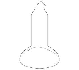 25851526 Gm Genuine Very Light Linen Headliner Front Trim Panel Retainer