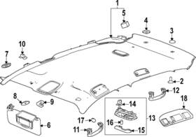 42816316 Gm Genuine Headliner