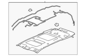 84074361 Gm Genuine Shale Headliner