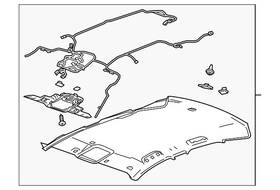 Gm 84215662 Genuine Jet Black Headlining Trim Panel