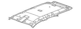 19302162 Gm 84433288 Genuine Light Titanium Headliner #19302162